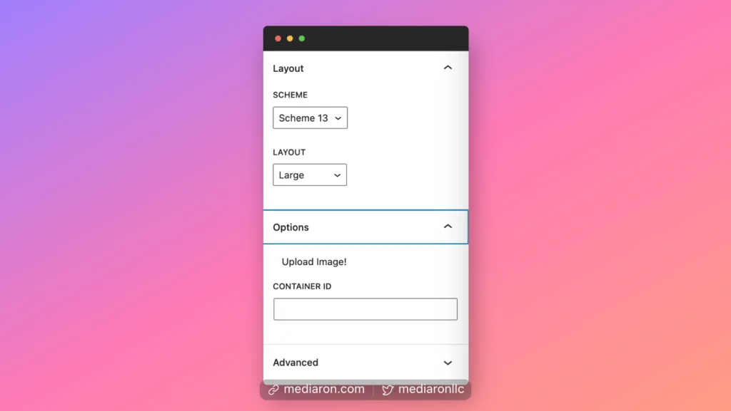 Change the Color Scheme in the Sidebar Options