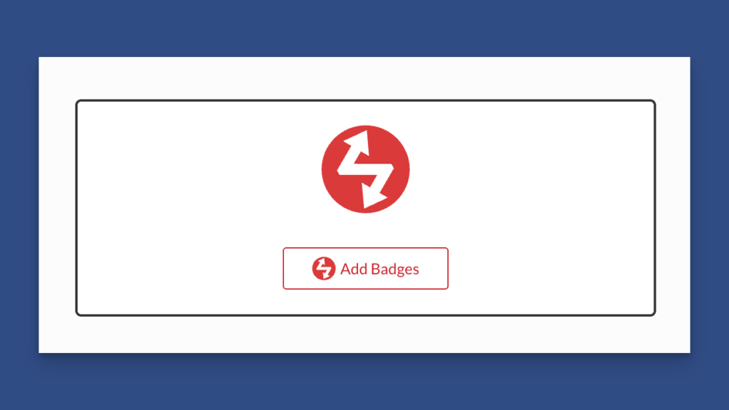 Manually Add Badges Using the Badges Block
